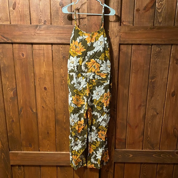 Faherty Pants - Faherty Leila Floral Linen Jumpsuit